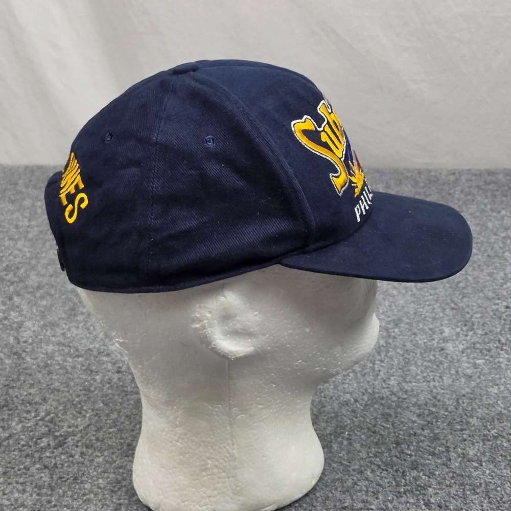 Vintage Subic Bay Philippines Hat Navy Blue Souvenir Snapback Cap Embroidered - Picture 6 of 7